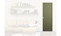 Galandage ESSENTIAL 720 x 2045 mm cloison 100mm plaque de plâtre