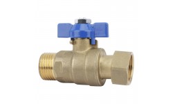 Vanne de départ de collecteur à écrou mobile