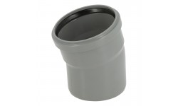 COUDE Ø110 15° M/F JS GRIS