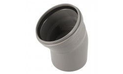 Coude 30° cr4 ø160 mf js gris