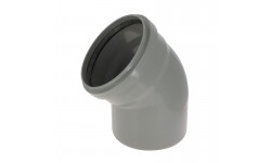 Coude 45° cr4 ø250 mf js gris