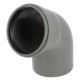 Coude 67°30 cr4 ø125 mf js gri