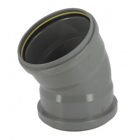 Coude 30° cr4 ø200 ff jf gris