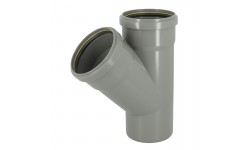 Culotte 45° cr4 ø125 mf jf gris