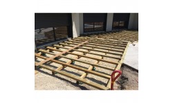 Lambourde en Pin autoclavée Vert ou Marron