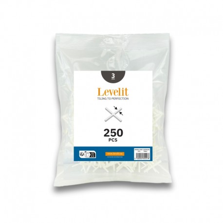 CROISILLONS CLASSIQUES EN X - 3 MM - 250 PCS