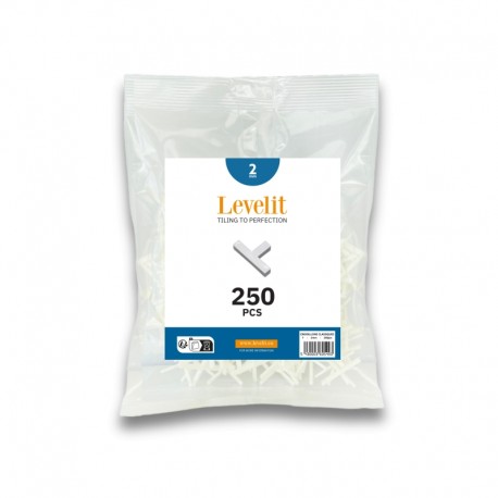 CROISILLONS CLASSIQUES EN T - 2 MM - 250 PCS