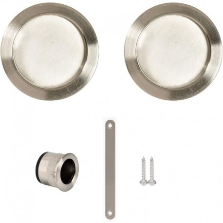 Kit poignées cuvettes pour portes coulissantes
