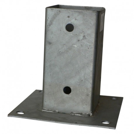 Support poteau sur platine à visser 91 x 91