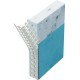 Profilé d'angle perforé cintrable en PVC Perfect